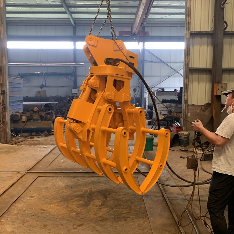 挖機(jī)草捆抓