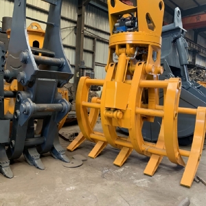 挖機(jī)草捆抓